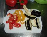 茄子とパプリカの南蛮酢付け作り方1写真
