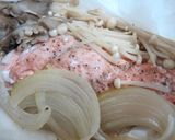 ♡秋鮭ときのこの紙包み焼き♡作り方5写真