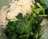 大根とほうれん草のツナ和え作り方1写真