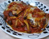 トマト缶で煮るだけ❤イタリアンハンバーグ作り方6写真