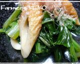 【農家のレシピ】小松菜とちくわの煮びたし作り方4写真