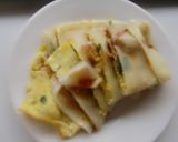 卵×粉で朝ごはん　台湾の蛋餅風作り方13写真