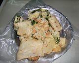 卵×粉で朝ごはん　台湾の蛋餅風作り方16写真