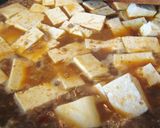 定番　マーボー豆腐　マーボーとうふ作り方5写真