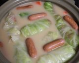 ロールキャベツのチーズ鍋作り方5写真