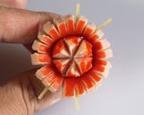 お弁当を華やかに飾って＊ウインナーのお花作り方7写真