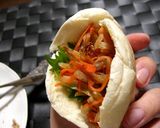 白い食卓ロールで簡単ピタパン作り方2写真