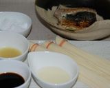 滋賀県長浜の味　焼き鯖そうめん作り方1写真