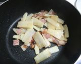 大根とベーコンのさっぱり青じそ蒸し炒め作り方2写真