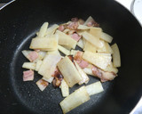 大根とベーコンのさっぱり青じそ蒸し炒め作り方2写真
