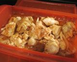 ルクエが活躍！やわらか鶏のチーズ焼き作り方4写真