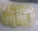 白菜とあげの胡麻和え作り方1写真