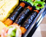 ✿さつま揚げの磯辺焼き✿作り方4写真