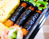 ✿さつま揚げの磯辺焼き✿作り方4写真