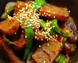 にんにくの芽と蒟蒻の味噌炒め作り方6写真