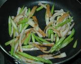ちくわとアスパラおかか炒め✿作り方4写真