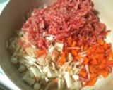 油揚げの肉詰め巾着＊作り方2写真