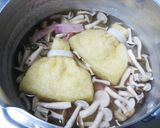 ✿ミルクお味噌汁＊チーズ餅巾着入り✿作り方5写真