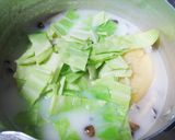 ✿ミルクお味噌汁＊チーズ餅巾着入り✿作り方6写真
