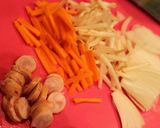炊飯器で☆簡単そばめしチャーハン☆作り方1写真