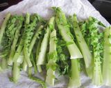 シャキシャキ感が最高♪大根の茎ツナ炒め作り方1写真