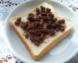 余った生クリームで☆珈琲ぜんざいトースト作り方1写真