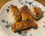 餃子の皮で！サクサク濃厚☆ミルフィーユ風作り方4写真