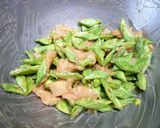 【農家のレシピ】インゲンの中華かき揚げ作り方2写真