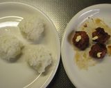 照りマヨ唐揚げde天むす風*作り方2写真