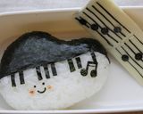 ＊キャラ弁＊ピアノちゃん　楽譜もね♪作り方6写真