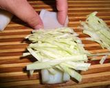 クルクルちくわキャベツ✿ソースマヨ✿作り方6写真