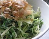 ツ〜ンと大人味☆水菜のワサマヨ和え作り方3写真
