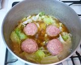 きのこ&キャベツ&肉団子のとろとろ煮込み作り方6写真