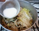 きのこ&キャベツ&肉団子のとろとろ煮込み作り方9写真