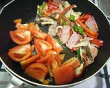 サッパリ簡単！トマトの野菜炒め作り方4写真