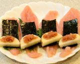 ささみで♪山芋と梅と海苔巻き巻き焼き～☆作り方4写真