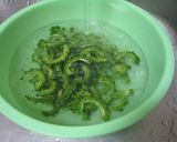 ゴーヤ梅抹茶ササッと炒め作り方4写真