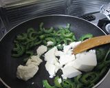 ゴーヤ梅抹茶ササッと炒め作り方6写真