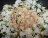 ♡かぶの葉と鮭フレーク♡チャーハン作り方5写真