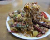 干鍋！濃厚なスパイシーチキン汁なし鍋。作り方10写真