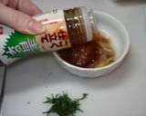 青じそドレなめこおろしで☆鰤のムニエル☆作り方4写真