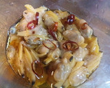 あさりの紹興酒蒸し入り青菜炒め作り方4写真