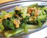 あさりの紹興酒蒸し入り青菜炒め作り方11写真