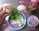 ちょっと一休み。の【大根サラダ】作り方1写真