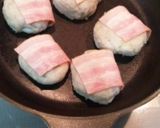 里芋の甘辛ベーコン包み焼き作り方7写真