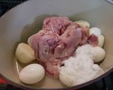油不使用！うまうま鶏と卵のしょうゆ煮♪作り方1写真