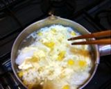 簡単！卵とキャベツのふわとろスープ作り方4写真