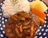 デミきのこハンバーグ作り方9写真
