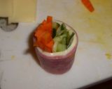 ハム&チーズでカラフル野菜巻き★作り方5写真