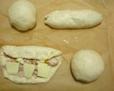 MKとクッキングシートでハムチーズパン作り方21写真